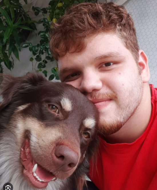 Foto de cliente con su perro